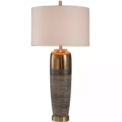 Transitional Ceramic & Metal Table Lamp