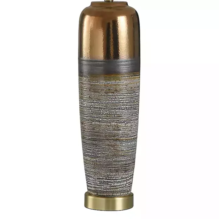 Transitional Ceramic & Metal Table Lamp
