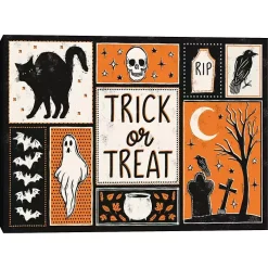 Trick or Treat Collage Canvas Art Print