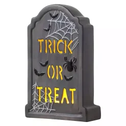 Trick or Treat LED Tombstone Decoration