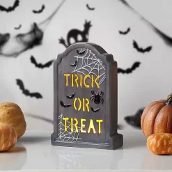 Trick or Treat LED Tombstone Decoration