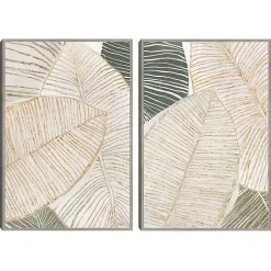 Tropic Breeze I & II Canvas Art Prints, Set of 2