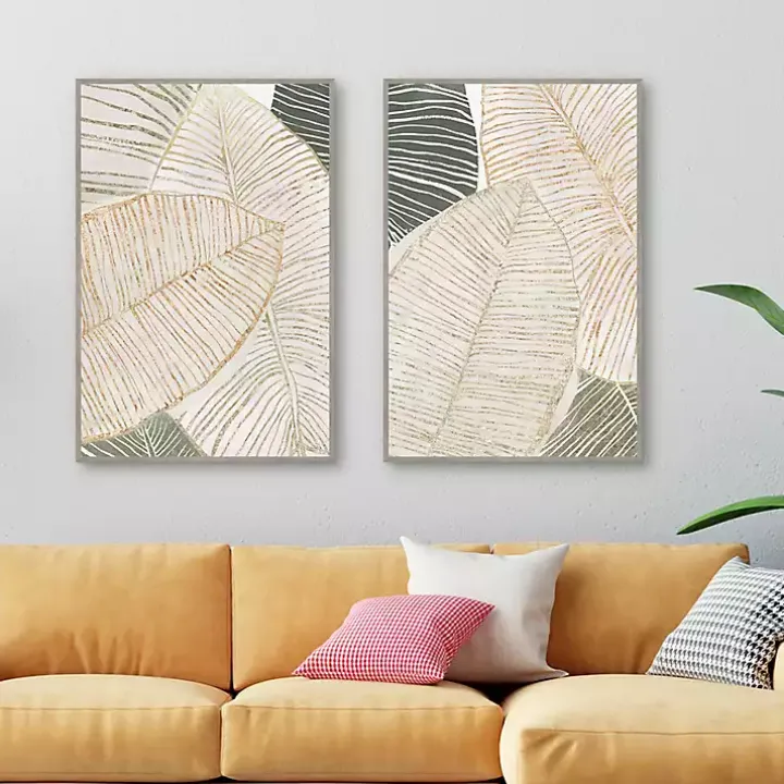 Tropic Breeze I & II Canvas Art Prints, Set of 2