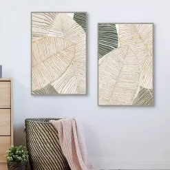 Tropic Breeze I & II Canvas Art Prints, Set of 2