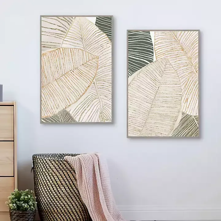 Tropic Breeze I & II Canvas Art Prints, Set of 2