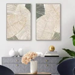 Tropic Breeze I & II Canvas Art Prints, Set of 2