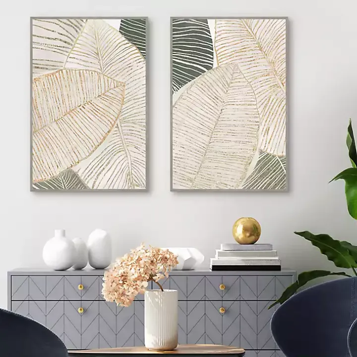 Tropic Breeze I & II Canvas Art Prints, Set of 2