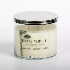 Tropical Island Vanilla Triple Wick Jar Candle