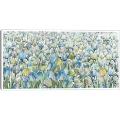 Tulip Parade Framed Canvas Art Print