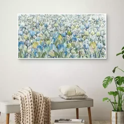 Tulip Parade Framed Canvas Art Print