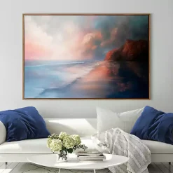 Turbulent Beauty Framed Canvas Art Print
