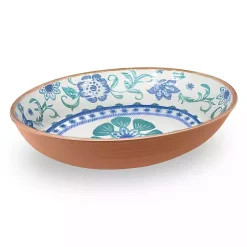 Turquoise Melamine Rio Serving Bowl