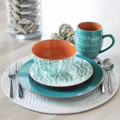 Turquoise Tangiers 16-pc. Dinnerware Set
