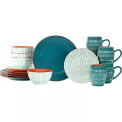 Turquoise Tangiers 16-pc. Dinnerware Set