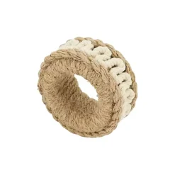 Twisted Rope Napkin Rings, Set of 4