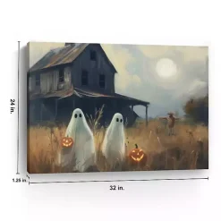 Two Ghost Friends Canvas Art Print, 32x24 in.