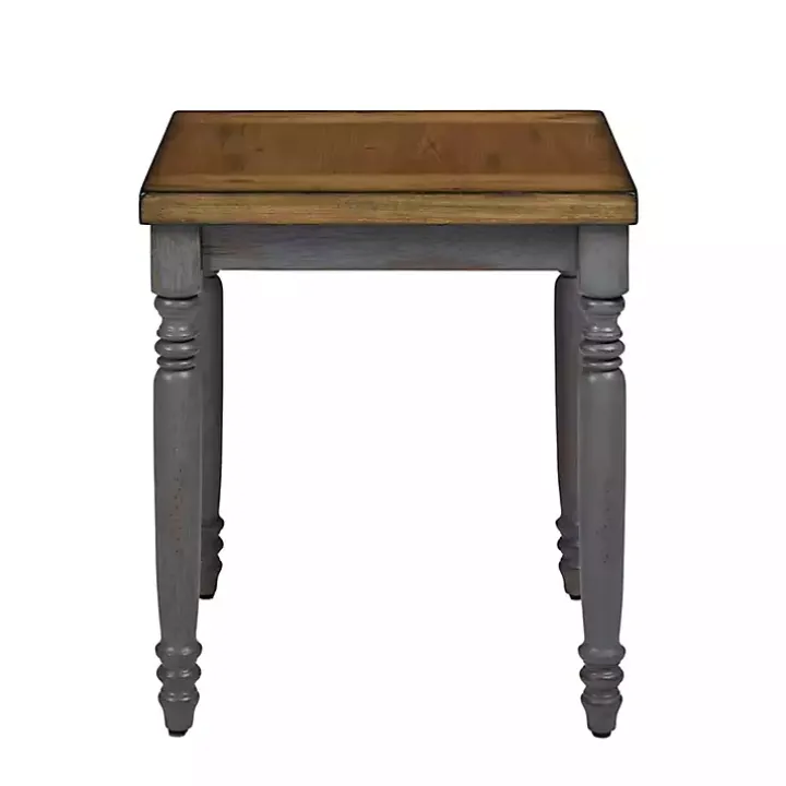 Two Tone Coffee Table and End Tables, Set of 3