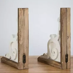 Two-Tone Corbel Shelf Brackets, Set of 2