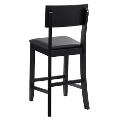 Tyler Vinyl Seat Black Counter Stool