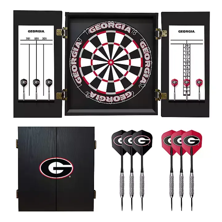 University of Georgia Dartboard Set