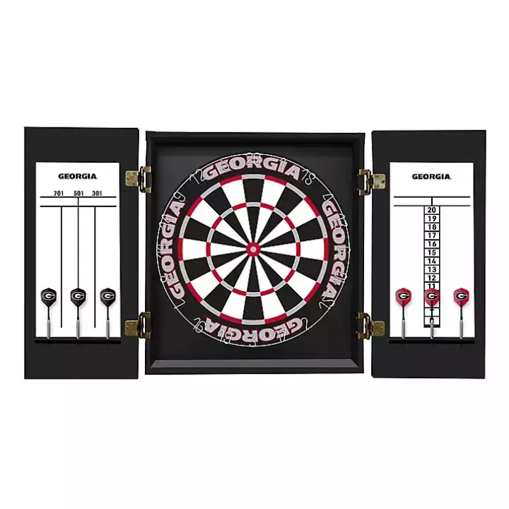 University of Georgia Dartboard Set