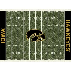 University of Iowa Homefield Area Rug, 6x8