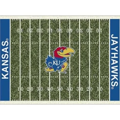 University of Kansas Homefield Area Rug, 6x8