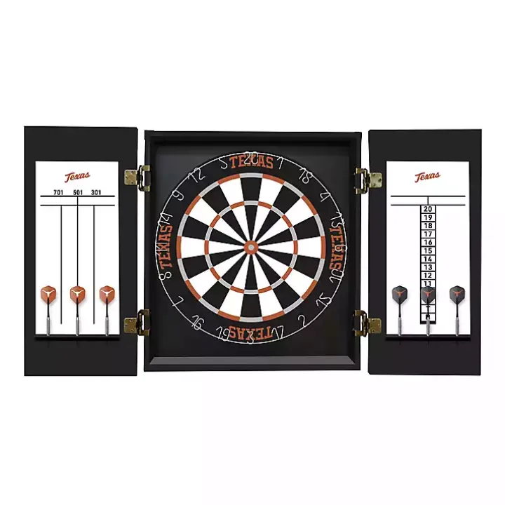 University of Texas Dartboard Set
