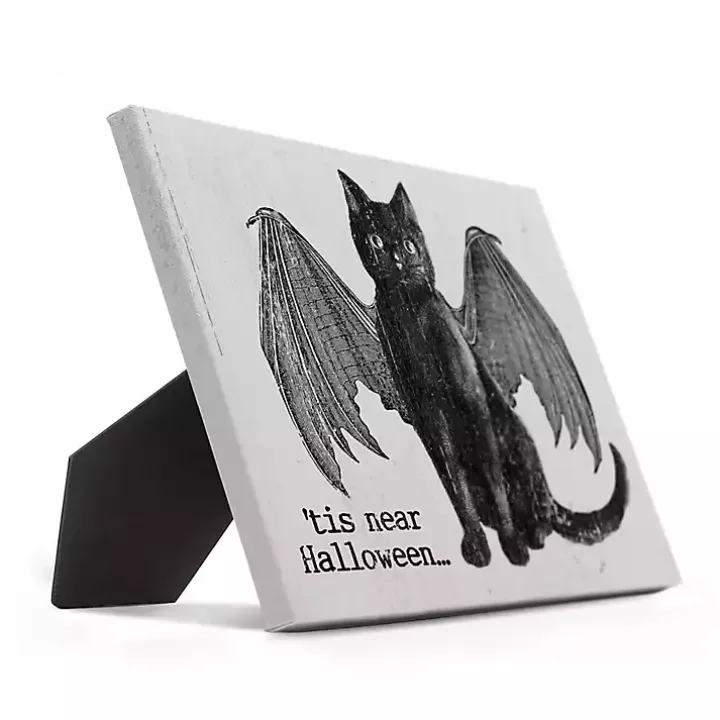 Vampire Cat Halloween Tabletop Decoration