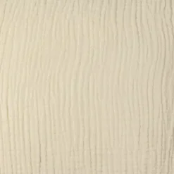 Vanilla Gauze Organic Fringe Throw Pillow