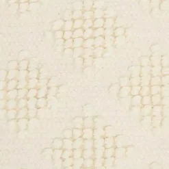 Vanilla Knotted Diamond Throw Pillows, Set of 2