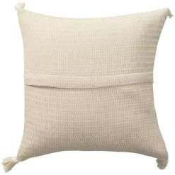 Vanilla Trapeze Organic Cotton Throw Pillow