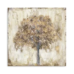 Venetian Gold Tree Canvas Art Print, 40x40 in.