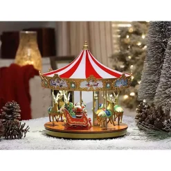 Very Merry Pre-Lit Musical Carousel