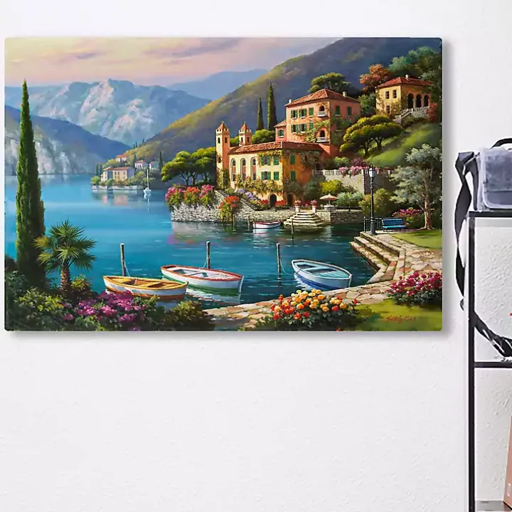 Villa Bella Vista Canvas Art Print, 36x24 in.