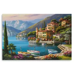 Villa Bella Vista Canvas Art Print, 60x40 in.
