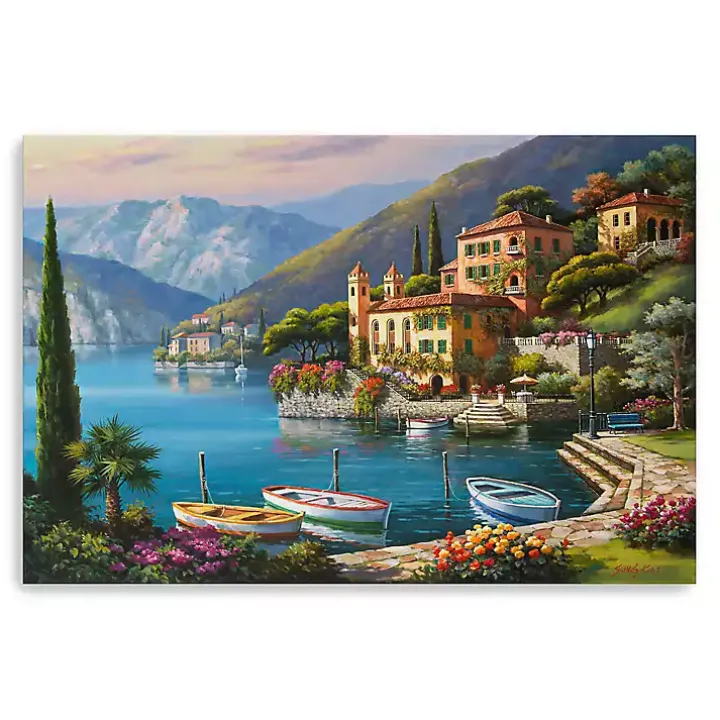 Villa Bella Vista Canvas Art Print, 60x40 in.