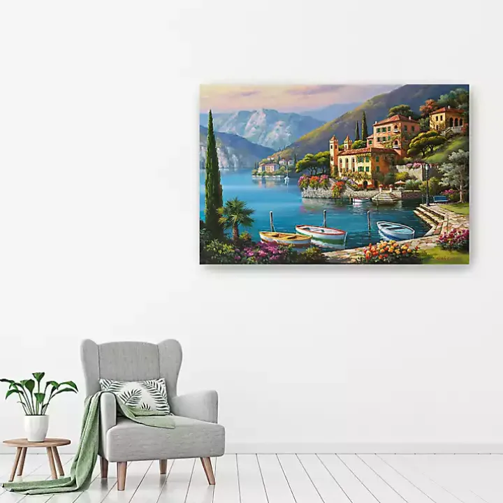Villa Bella Vista Canvas Art Print, 60x40 in.