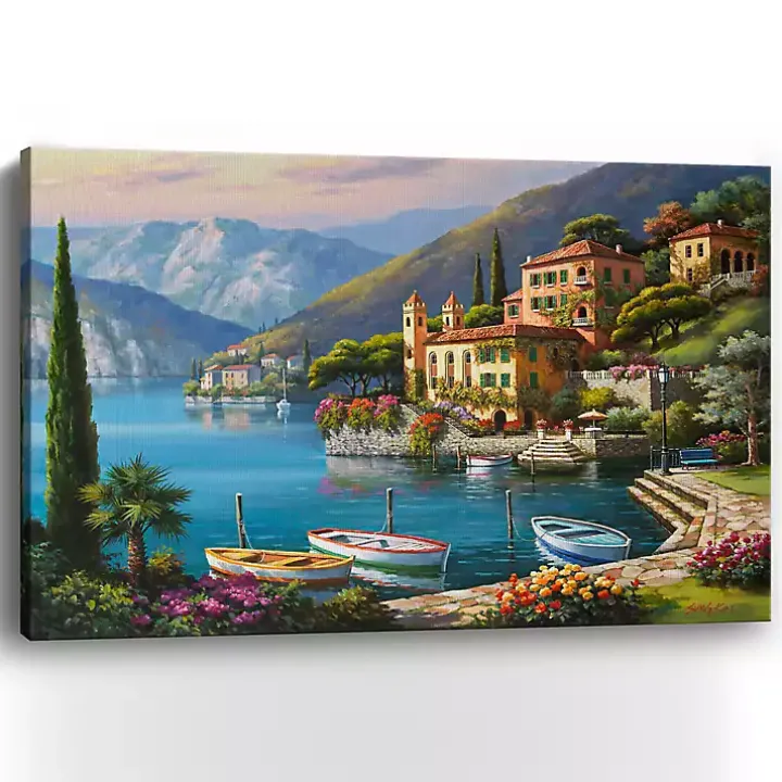 Villa Bella Vista Canvas Art Print, 60x40 in.