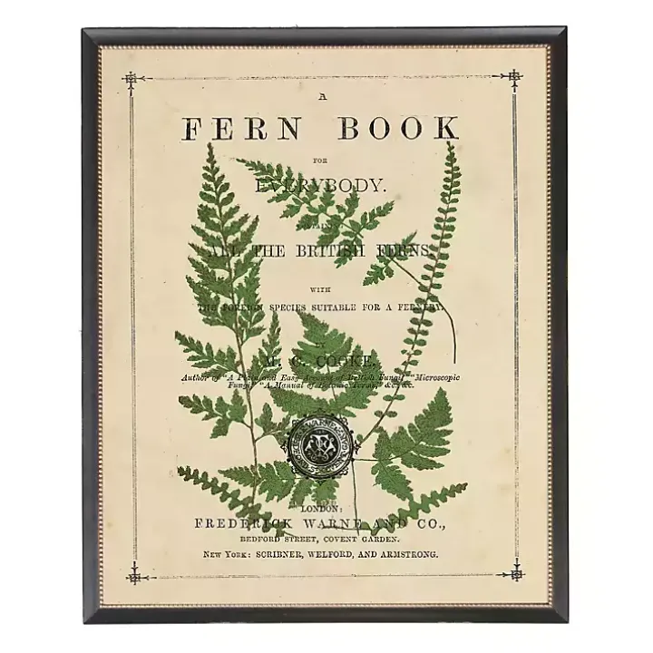 Vintage Fern II Framed Art Print