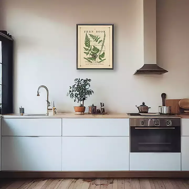 Vintage Fern II Framed Art Print