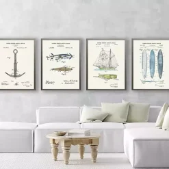 Vintage Fishing Lure Patent Framed Art Print