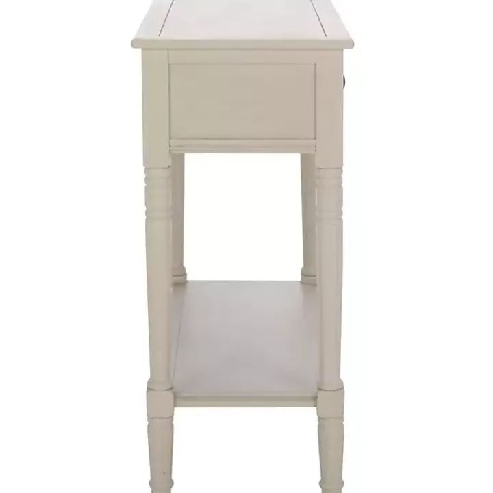Vintage Gray 2-Drawer Samantha Console Table