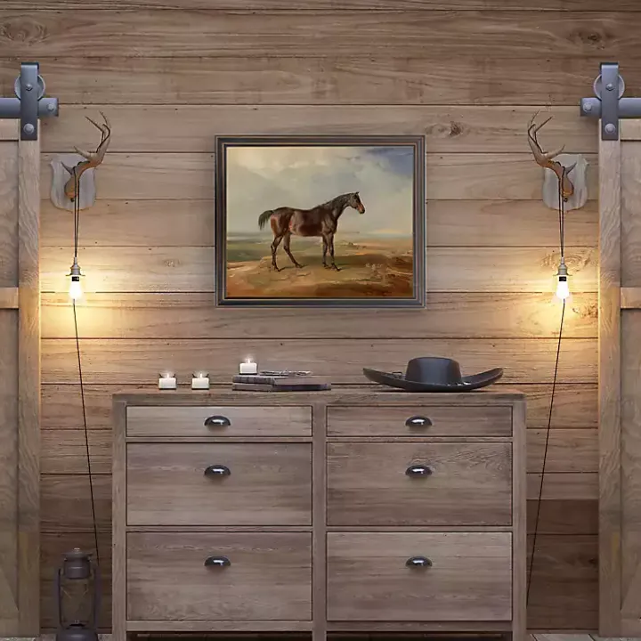 Vintage Horse Framed Art Print