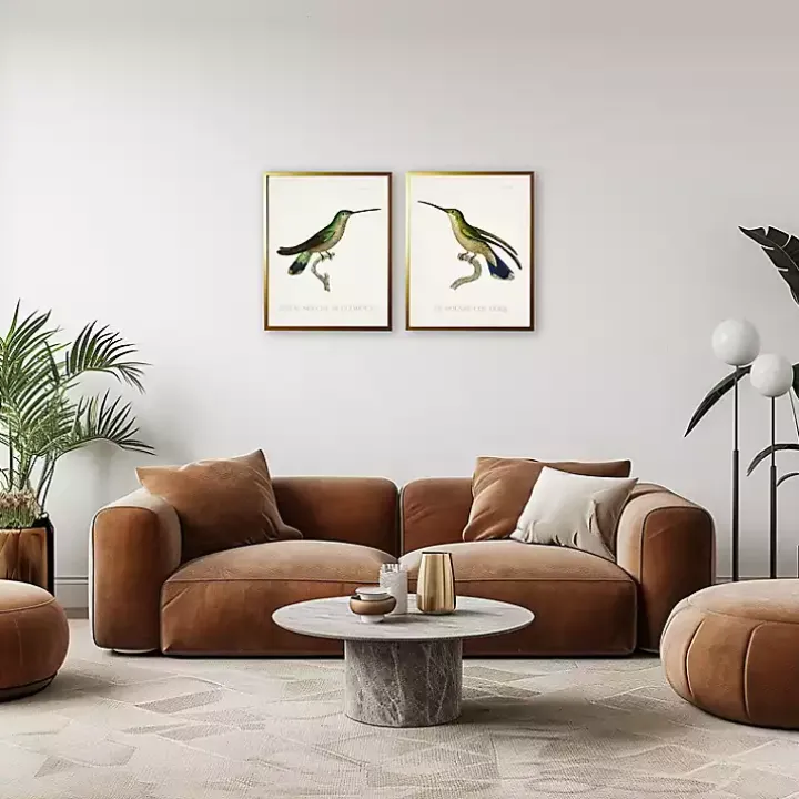 Vintage Hummingbird II 2-pc. Framed Art Print Set