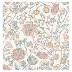 Vintage Woodland Floral Peel & Stick Wallpaper