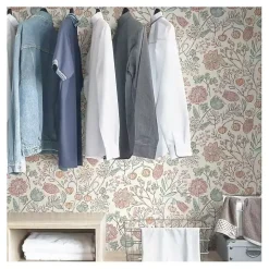 Vintage Woodland Floral Peel & Stick Wallpaper