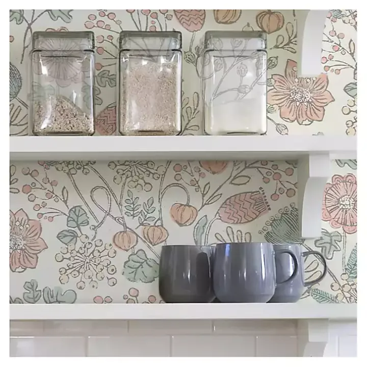 Vintage Woodland Floral Peel & Stick Wallpaper