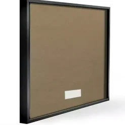 Vintage World Map Framed Giclee Canvas Art Print