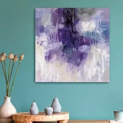 Violet Rain Canvas Art Print